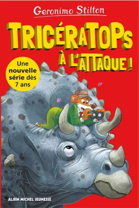 Couverture du produit · Tricératops à l'attaque !: Sur l'île des derniers dinosaures - tome 2