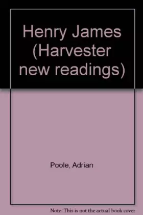 Couverture du produit · Henry James (Harvester New Readings)
