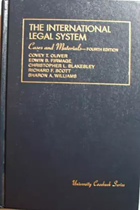 Couverture du produit · Cases and Materials on the International Legal System (University Casebook Series)