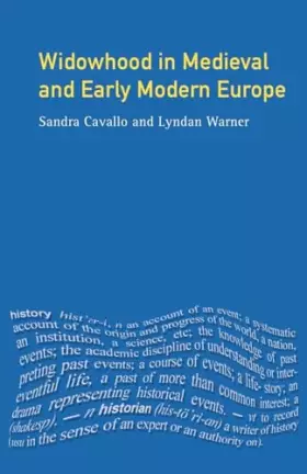 Couverture du produit · Widowhood in Medieval and Early Modern Europe (Women And Men In History)