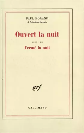 Couverture du produit · Ouvert la nuit / fermé la nuit