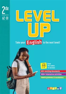 Couverture du produit · Level Up 2de - Anglais - Ed.2023 - Carnet élève