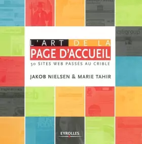 Couverture du produit · L'art de la page d'accueil : 50 sites web passés au crible