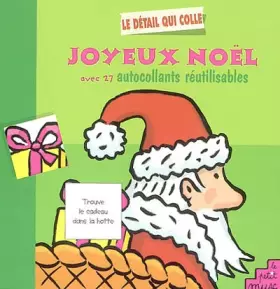 Couverture du produit · Joyeux Noël avec 27 autocollants réutilisables