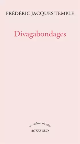 Couverture du produit · Divagabondages