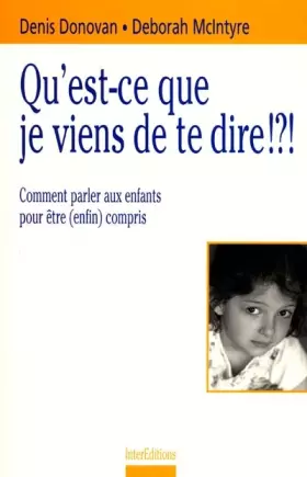Couverture du produit · Qu'est-ce que je viens de te dire !?!