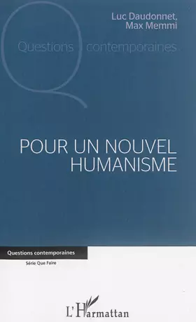 Couverture du produit · Pour un nouvel humanisme
