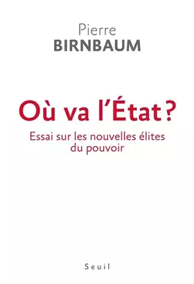 Couverture du produit · Où va l'Etat ?