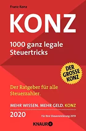 Couverture du produit · Konz: 1000 ganz legale Steuertricks