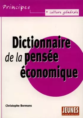 Couverture du produit · Dictionnaire de la pensée économique