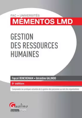 Couverture du produit · Gestion des ressources humaines 2015-2016, 5ème Ed.