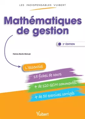 Couverture du produit · Les Indispensables Vuibert : Mathématiques de gestion