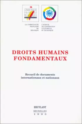 Couverture du produit · Droits humains fondamentaux