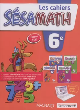 Couverture du produit · Les cahiers Sésamath 6e