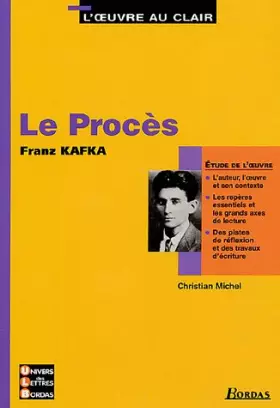 Couverture du produit · U.L.B. ETUDE LE PROCES (Ancienne Edition)