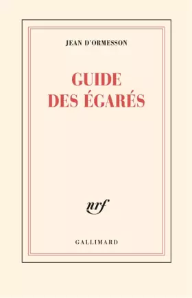 Couverture du produit · Guide des égarés