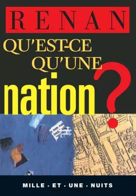 Couverture du produit · Qu'est-ce qu'une nation ?