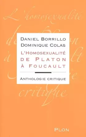 Couverture du produit · L'homosexualité de Platon à Foucault