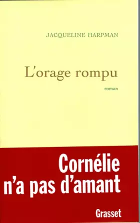 Couverture du produit · L'orage rompu