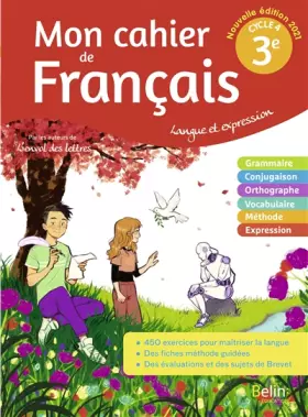 Couverture du produit · MON CAHIER DE FRANCAIS 3E: Langue et expression