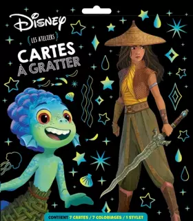 Couverture du produit · DISNEY PIXAR - Pochette Cartes à gratter - Raya et autres héros