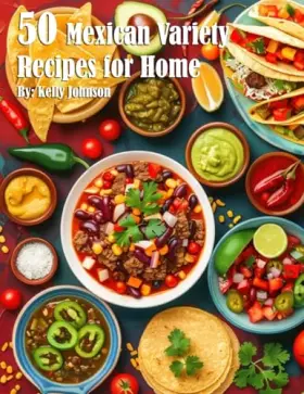Couverture du produit · 50 Mexican Variety Recipes for Home