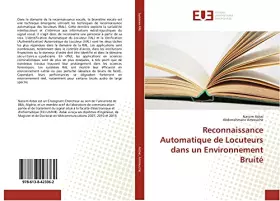 Couverture du produit · Reconnaissance Automatique de Locuteurs dans un environnement Bruite