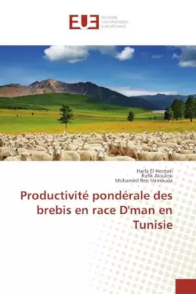 Couverture du produit · Productivité pondérale des brebis en race D'man en Tunisie (French Edition)