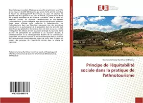 Couverture du produit · Principe de l'équitabilité sociale dans la pratique de l'ethnotourisme