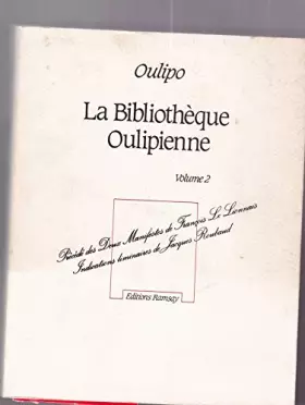 Couverture du produit · La Bibliothèque oulipienne, volume 2