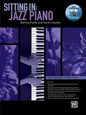 Couverture du produit · Sitting In: Jazz Piano: Backing Tracks and Improv Lessons