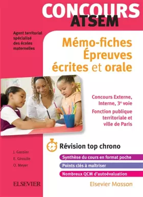 Couverture du produit · Concours ATSEM - Mémo-fiches: Ecrit et Oral - L'essentiel à retenir