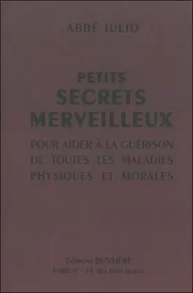 Couverture du produit · Petits secrets merveilleux