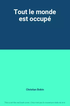 Couverture du produit · Tout le monde est occupé