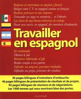 Couverture du produit · Travailler en espagnol
