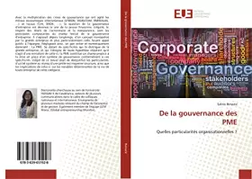 Couverture du produit · De la gouvernance des PME: Quelles particularités organisationnelles ?