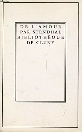 Couverture du produit · De l'amour