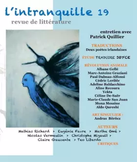 Couverture du produit · L’intranquille n° 19: revue de littérature (19)