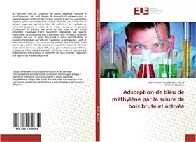 Couverture du produit · Adsorption de bleu de méthylène par la sciure de bois brute et activée