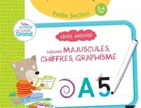 Couverture du produit · Livre ardoise - Lettres majuscules, chiffres, graphisme PS