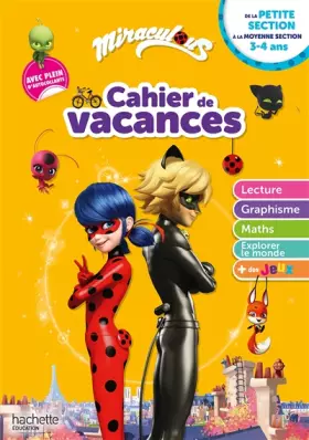 Couverture du produit · Miraculous - De la Petite à la Moyenne section - Cahier de vacances 2023