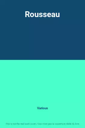 Couverture du produit · Rousseau