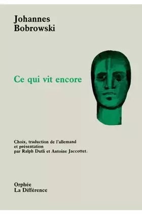 Couverture du produit · Ce qui vit encore : Poèmes