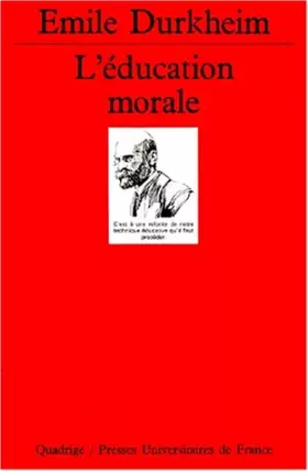 Couverture du produit · L'éducation morale