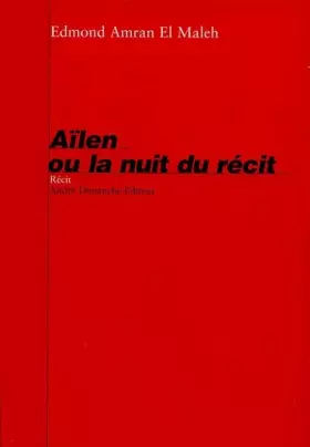 Couverture du produit · Ailen ou la nuit du récit