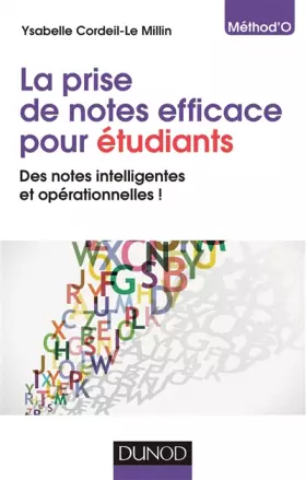 Couverture du produit · La prise de notes efficace pour étudiants: Des notes intelligentes et opérationnelles !