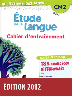 Couverture du produit · Au rythme des mots CM2 • Cahier d'exercices