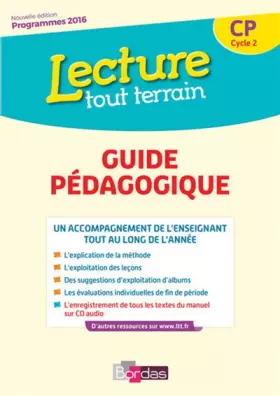 Couverture du produit · Lecture tout terrain CP : Guide pédagogique (1CD audio)