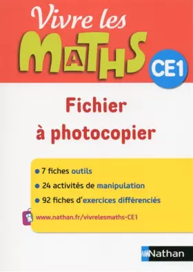 Couverture du produit · Vivre les maths CE1