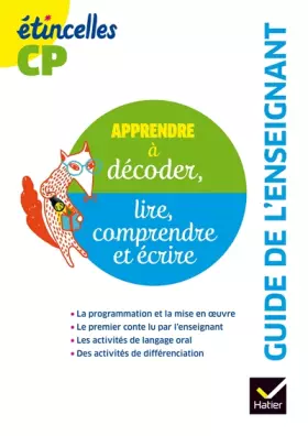 Couverture du produit · Etincelles Lecture CP éd. 2016 - Guide de l'enseignant